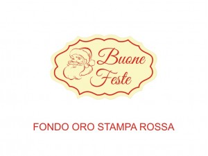 Etichette adesive auguri (mm 35x21) (cod. 4O)